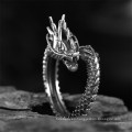Shangjie oem anillos halloween 2021 anillos de regalo únicos joyas serpientes lobo dragón dragón para mujeres anillo de animales de diamantes de imitación
